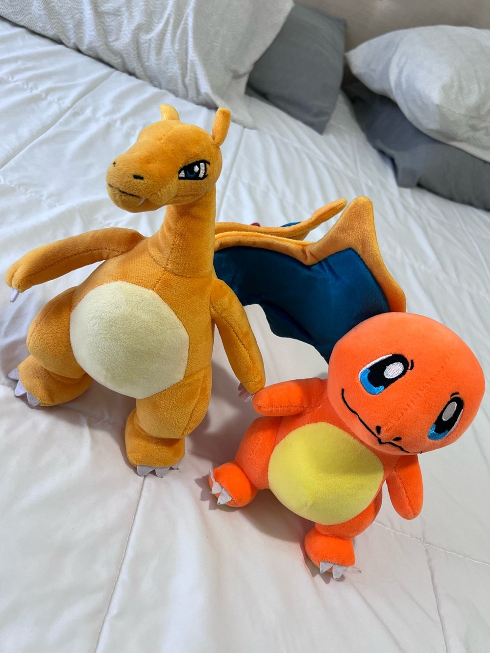 Bundle Pokémon Charmander and Charizard Plush Toy Set Orange Kids Toys